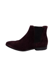 Poste Mens Burgundy Suede