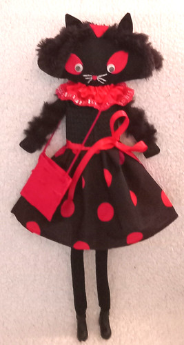 Gothic rag doll cloth - gothic,