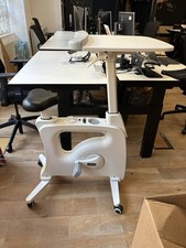 Flexispot Adjustable Exercise Bike Height Ergonomic Cycle For Office with desk 