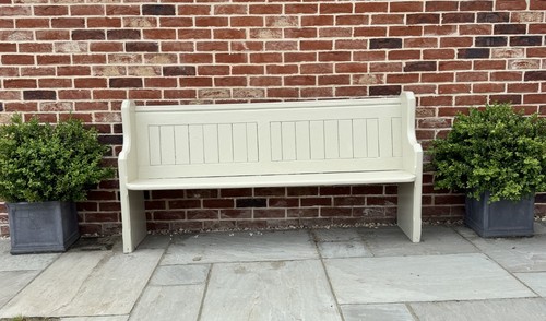 Antique church pew bench - antique,