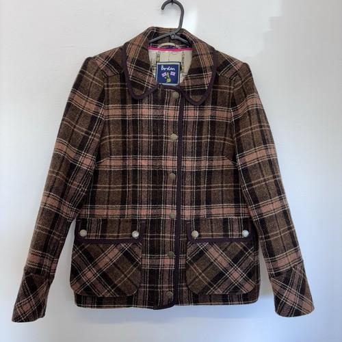 Boden wool coat size brown - boden,