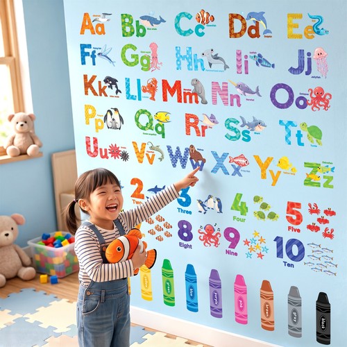 Decowall animal alphabet - decowall,