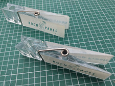 TWO Novelty BOCM PAULS Paper Holder/Paper Clip, Sprung Clothes Pegs, Promotional