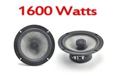 Car Speakers 6.5" 17cm 2 Way Co axial door shelf Audio Tweeter Bass 1600w pair !