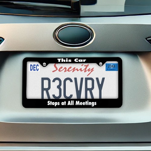 Auto license plate holder - aa,