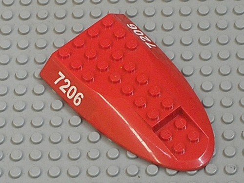Lego red aircraft fuselage - lego,