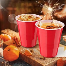 Red Plastic Cups 50 PCS. 470