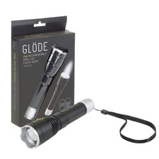 Torch 10W Rechargable Cree Focus Beam Flashlight USB Focus Beam Light Black 10W