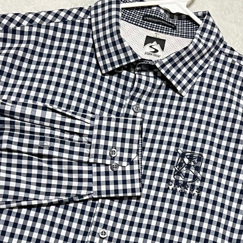Storm creek gingham button - creek, up