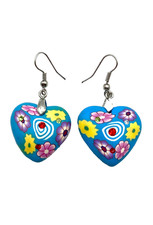 Blue-Pink Heart Multicolor