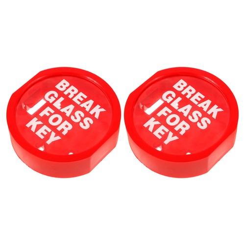 Pcs break glass key - 2, lock