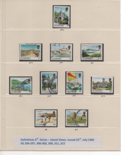 Guernsey stamps1985 - guernsey,