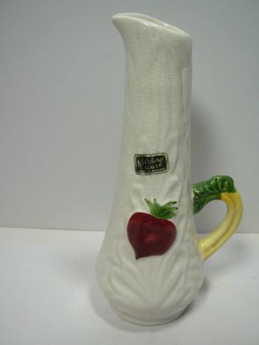 Tall ceramic jug - jug, decorated