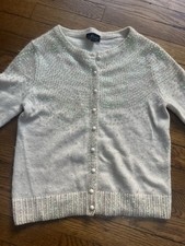Topshop Angora Mix Sequin Cardigan 10