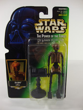 STAR WARS POWER OF THE FORCE EV-9D9 GREEN FOIL CARDED FIGURE NEW