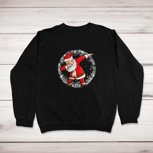 Dabbing santa christmas jumper - christmas,