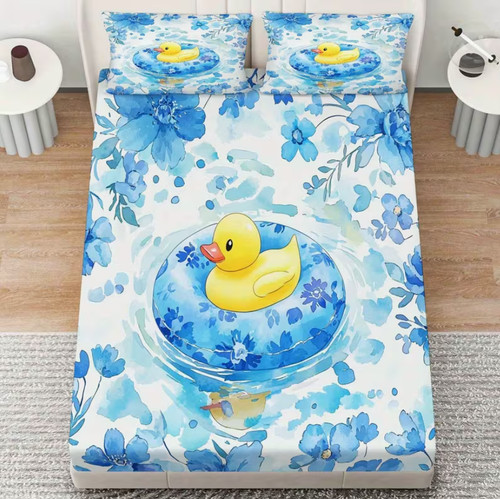 Cartoon rubber duck - 16.cartoon, fitted