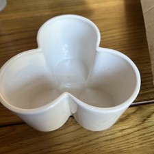 Yankee Candle White Ceramic Triple Tea Light Holder