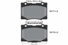 FRONT BRAKE PAD SET DISC BRAKE