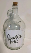Disney Paradise Falls Up 1 Gallon Glass Bottle Savings Jar Rare 