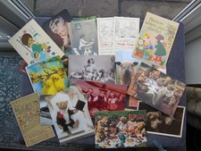 25 POSTCARDS CUTE IMAGES, DEER, CHICKS, TEDDY BEARS, CHILDREN, KITTENS, PUPPIES