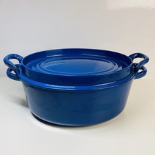 Le Creuset Dark Blue Flat Lid