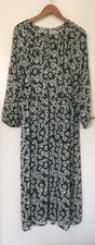 TU NEW Black/Green Floral Dress RRP£25 Size22
