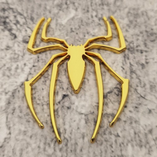 Metal spider car sticker - metal,