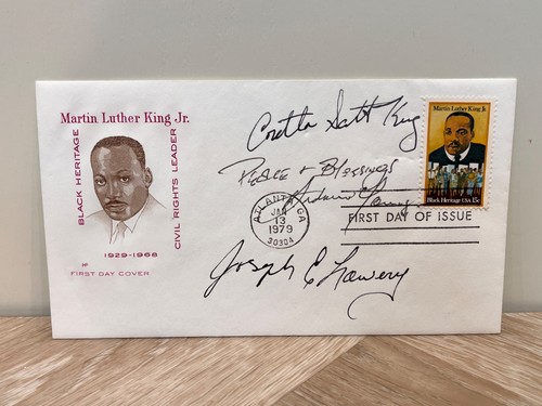 Signed coretta scott king - scott,