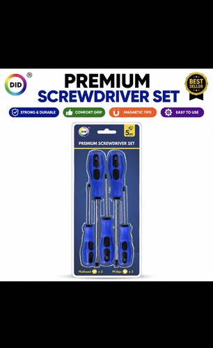 5pc premium screwdriver set - 5pc,