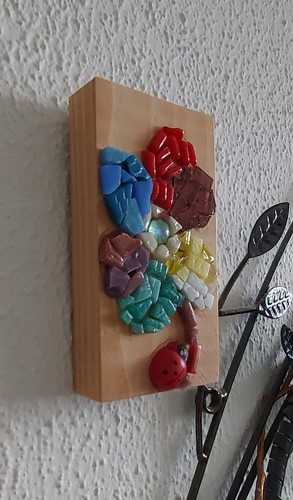 Flower ladybird mosaic - ladybird,