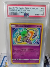 Pokemon Sun Moon Shining Mew 40/73 Shining Legends PSA 9