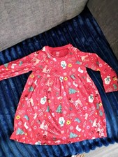 Christmas Dress Age 3-6 Months By Fred And Flo Brand New Without Tags