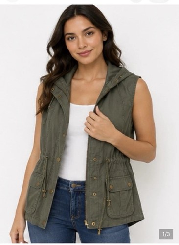 Women olive hooded - women’s,