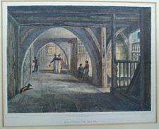 Genuine antique print of