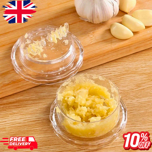 Manual garlic press chopper - press,