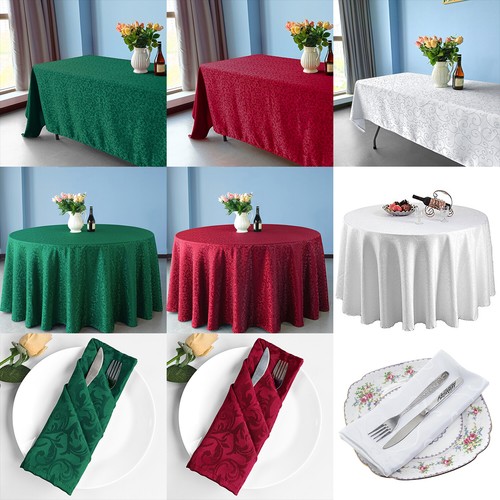 Damask jacquard table cloth - damask,