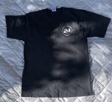 Twenty Four 24 TV Show Jack Bauer T Shirt Black Graphic Crew Neck Y2K Mens Large
