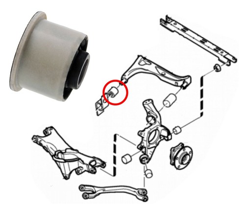 Rear upper track control - rear,