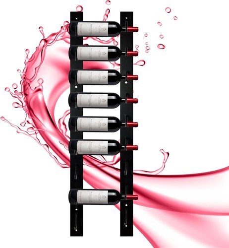 Wall mounted wine rack - wall, 9