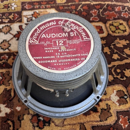 Vintage 1960s goodmans audiom - vintage,