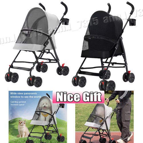 Pet stroller dog cat - pet,