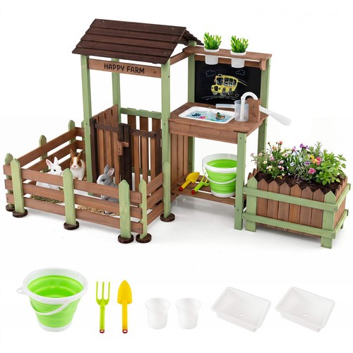 Outdoor mud farm playset - mud,
