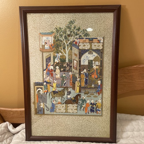 Persian painting framed art - painting,