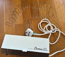 Vintage CARMEN 88's Heated Rollers Curlers with Clips. 