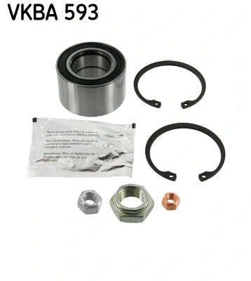 Front wheel bearing kit - kit, fits