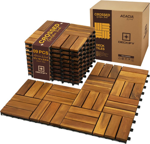 9pcs premium acacia wood - 9pcs,