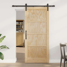 Sliding Door Natural Black