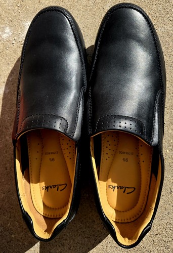 Clarks mens black leather - clarks,