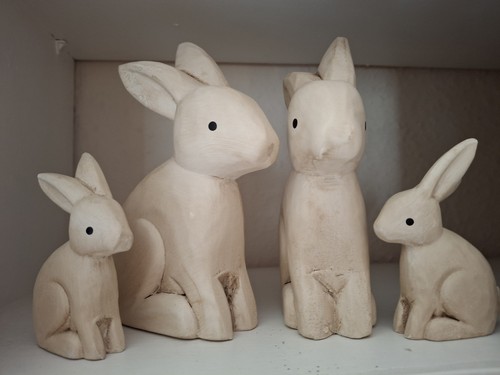 Four bunnies family very - bunnies-family,